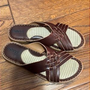 Like new Born Sandals worn twice